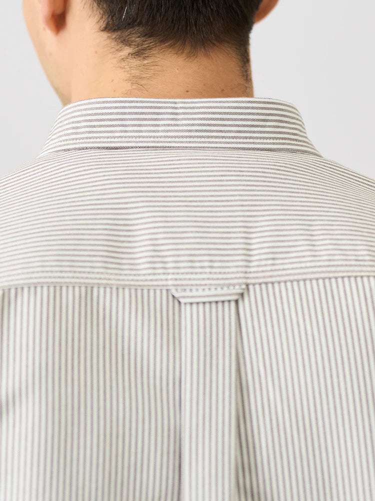 SIMWOOD Men Spring Oxford Striped Shirts - Trend Zone