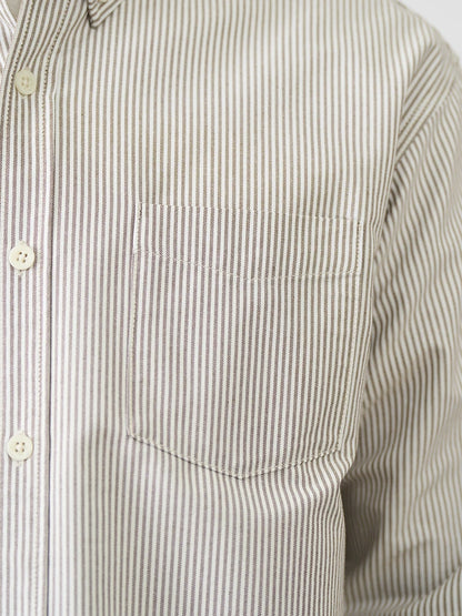 SIMWOOD Men Spring Oxford Striped Shirts - Trend Zone