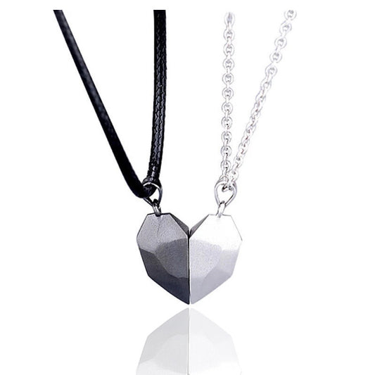 Heart Pendant Couple Necklace