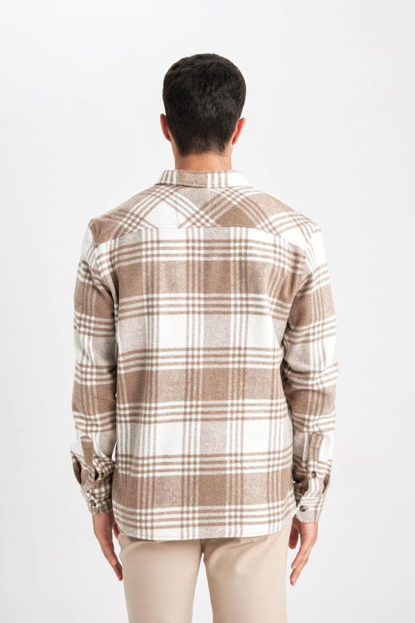 DeFacto Checkered Long Sleeve Shirt