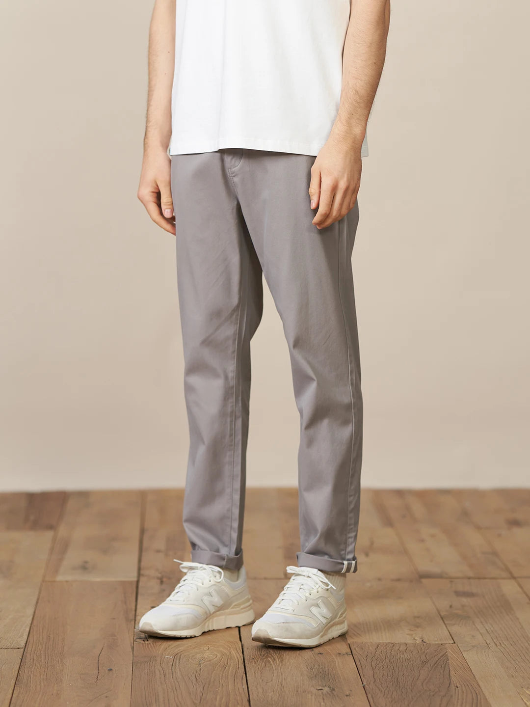 SIMWOOD Men's Spring Slim Fit Cotton Pants - Trend Zone