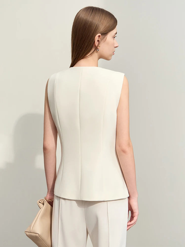 AMII Minimalism Jacket Vests for Women - Trend Zone
