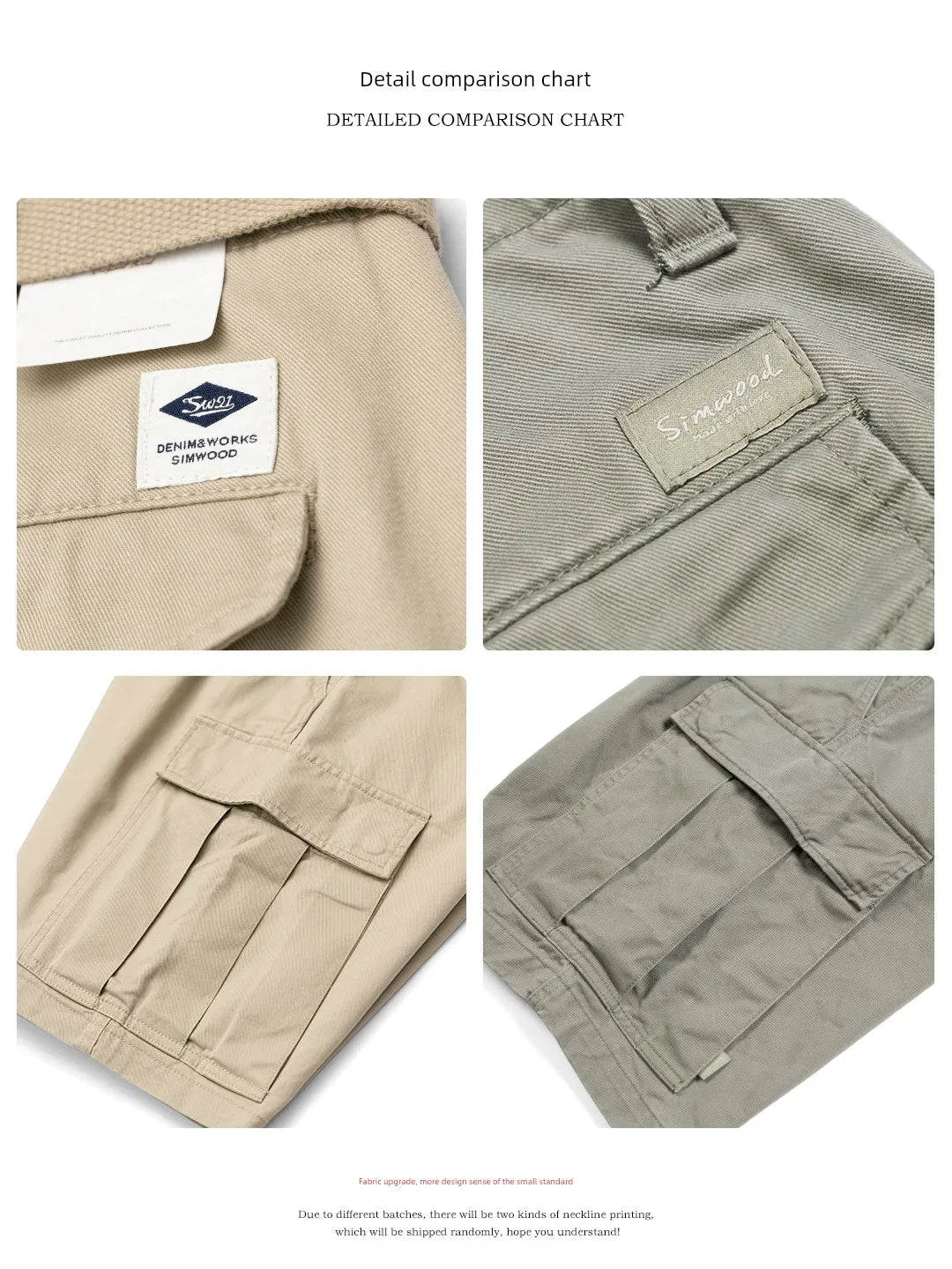 Simwood Multi Pocket Casual Work Shorts