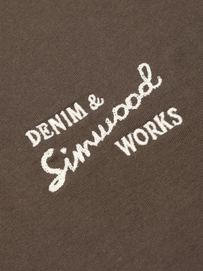Simwood Summer regular fit tee in solid color