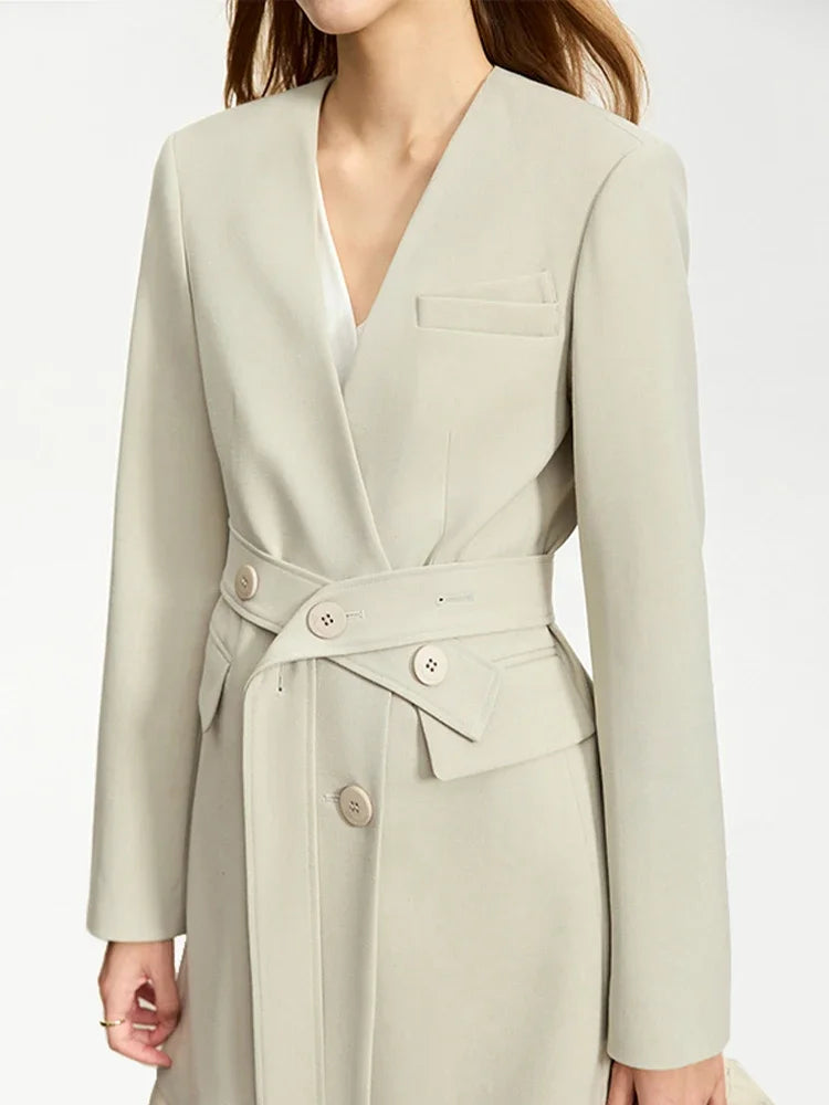 AMII 2024 Spring Women's Minimalist Suits - Trend Zone