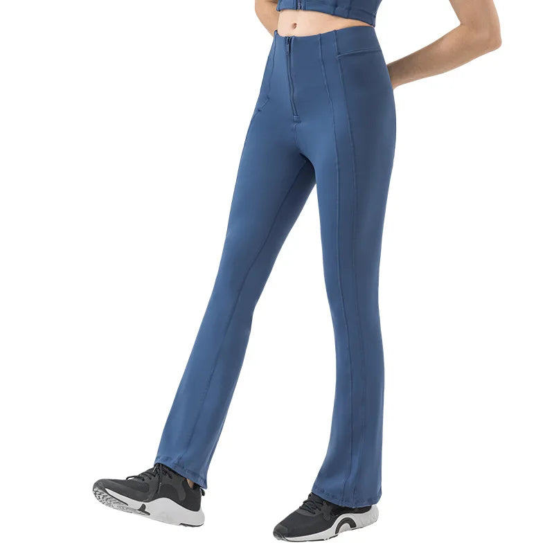 GUTASHYE Women's Flared leggings for versatile workouts. - Trend Zone