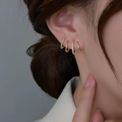 Trend Gold Plated Claws Stud Earrings - Trend Zone