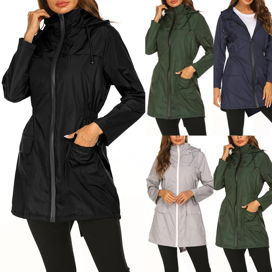 Women's Raincoat Waterproof Jacket