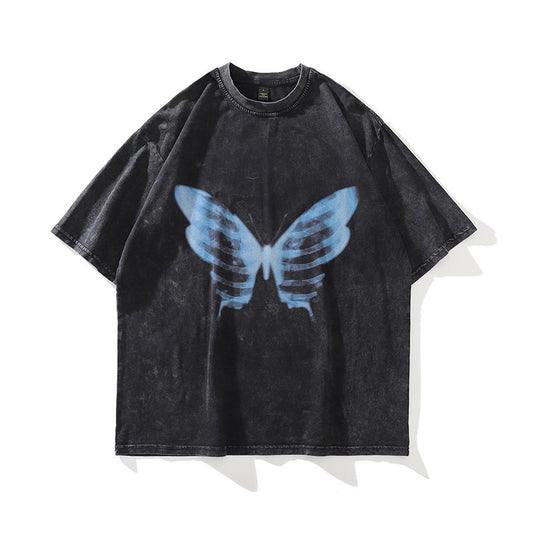 Women's Cotton Butterfly Printing Shirt